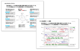 テストの調査結果とサイトの解決策をセットで提示します